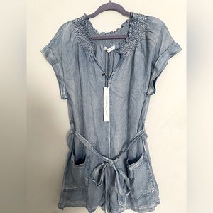 Denim style Romper